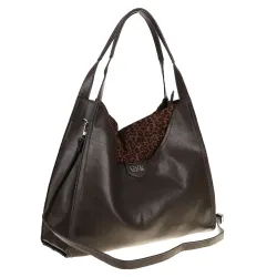 Torebka Damska Coveri Collection włoska marka A4 na ramię CC6582 Coffee