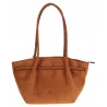 Torebka damska shopper duża elegancka do pracy A4 modna CMCTJ2961 Brązowa