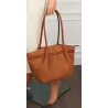 Torebka damska shopper duża elegancka do pracy A4 modna CMCTJ2961 Brązowa