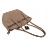 Torebka damska shopper duża elegancka do pracy A4 modna CMCTJ2961 Beżowa