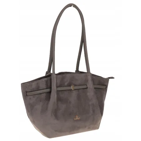 Torebka damska shopper duża elegancka do pracy A4 modna CMCTJ2961 Szarna