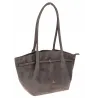 Torebka damska shopper duża elegancka do pracy A4 modna CMCTJ2961 Szarna