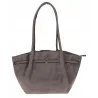 Torebka damska shopper duża elegancka do pracy A4 modna CMCTJ2961 Szarna