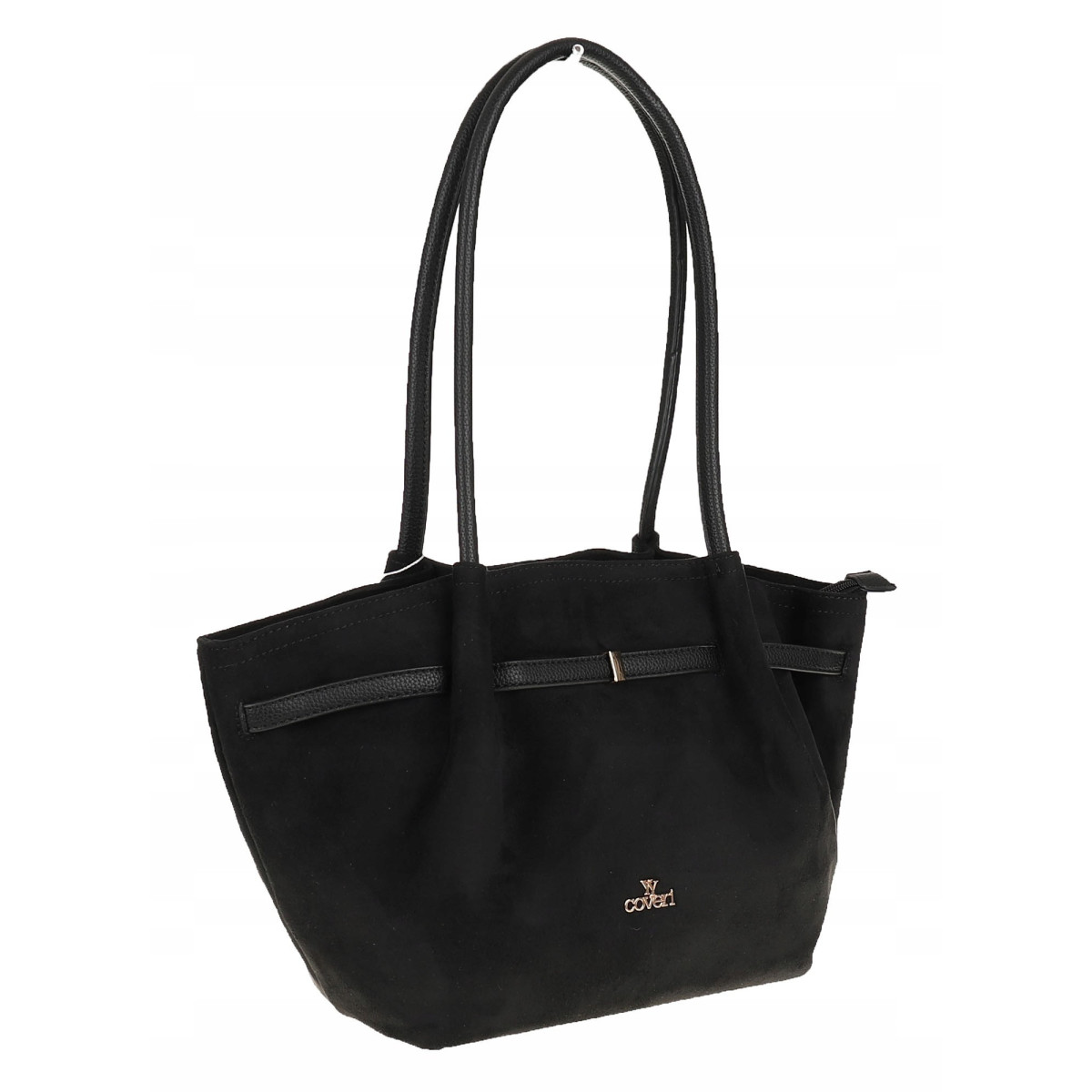 Torebka damska shopper duża elegancka do pracy A4 modna CMCTJ2961 Czarna
