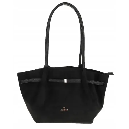 Torebka damska shopper duża elegancka do pracy A4 modna CMCTJ2961 Czarna