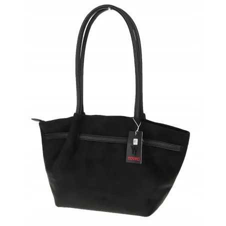 Torebka damska shopper duża elegancka do pracy A4 modna CMCTJ2961 Czarna