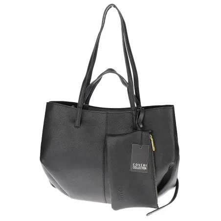 Torebka Damska Modna Torba Pojemna na Ramię shopper duża CC80614 Czarna