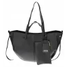 Torebka Damska Modna Torba Pojemna na Ramię shopper duża CC80614 Czarna