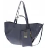 Torebka Damska Modna Torba Pojemna na Ramię shopper A4 CC80614 Granatowa