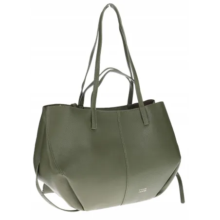 Torebka Damska Modna Torba Pojemna na Ramię shopper duża CC80614 Zielona