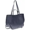 Torebka Damska Modna Torba Pojemna na Ramię shopper A4 CC80614 Granatowa