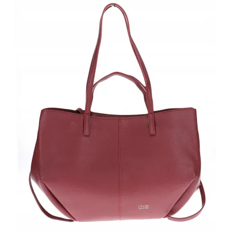 Torebka Damska Modna Torba Pojemna na Ramię shopper duża CC80614 Bordowa