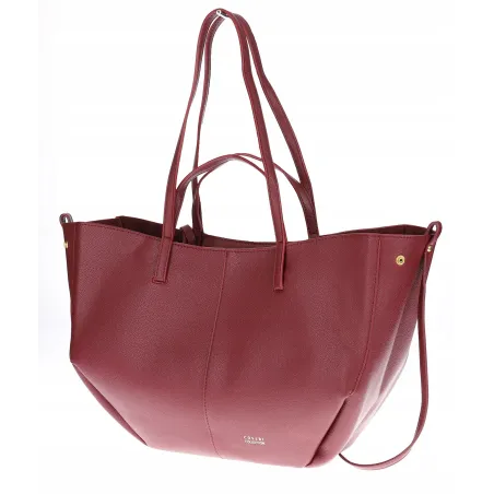 Torebka Damska Modna Torba Pojemna na Ramię shopper duża CC80614 Bordowa