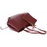 Torebka Damska Modna Torba Pojemna na Ramię shopper duża CC80614 Bordowa