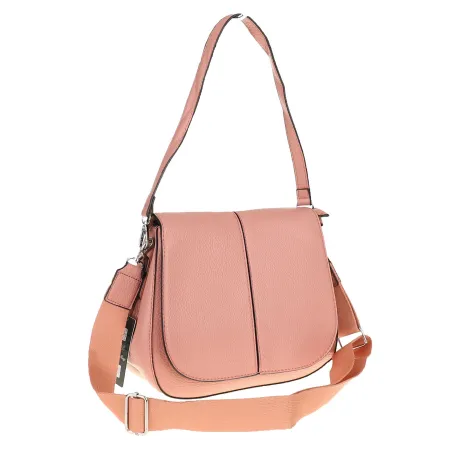 Torebka damska listonoszka pojemna mała modna torba na ramię Y269 Różowa