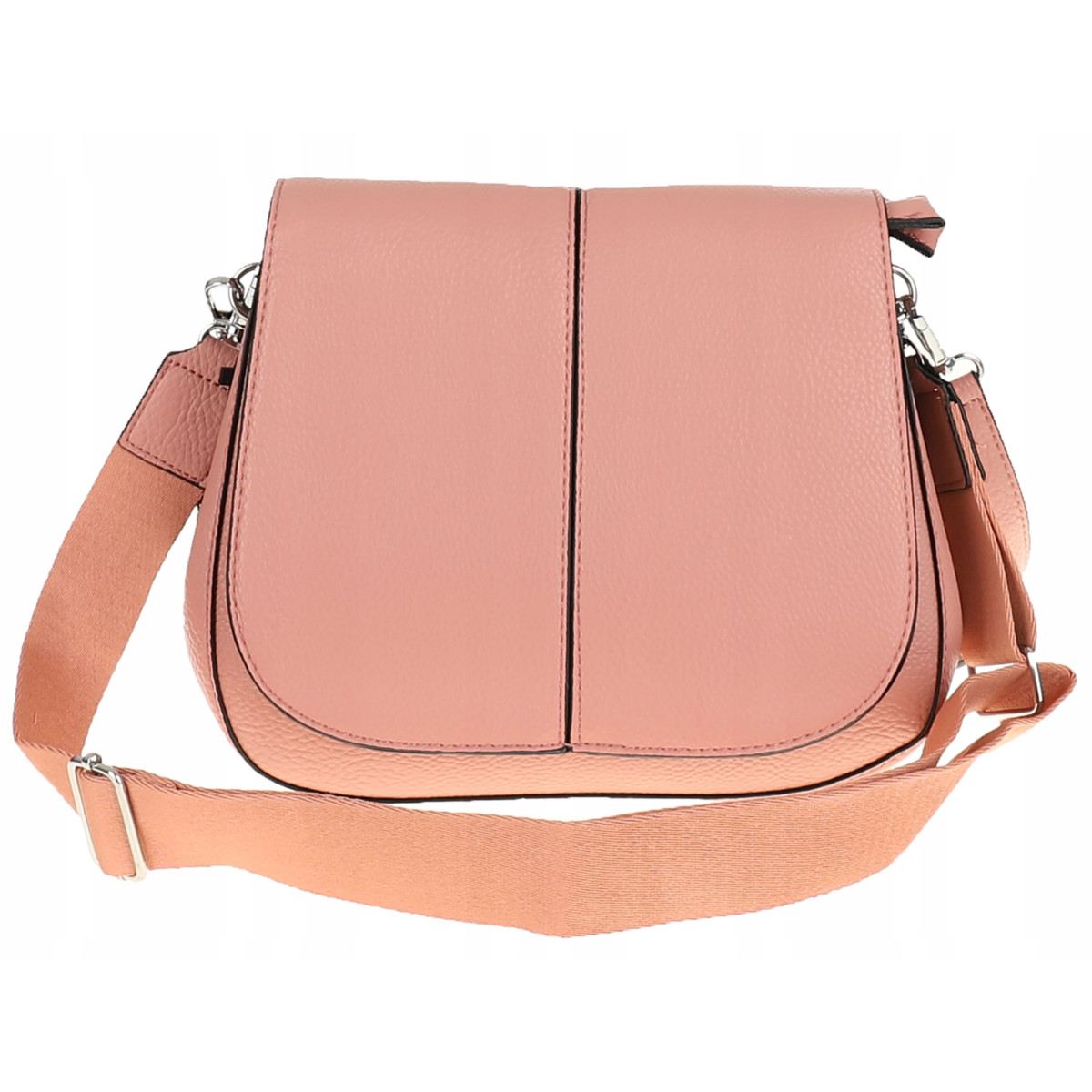 Torebka damska listonoszka pojemna mała modna torba na ramię Y269 Różowa