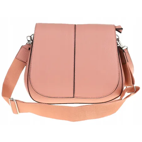 Torebka damska listonoszka pojemna mała modna torba na ramię Y269 Różowa