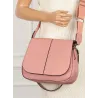 Torebka damska listonoszka pojemna mała modna torba na ramię Y269 Różowa