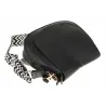 Torebka Damska kuferek listonoszka pojemna na ramię mała HJ88315 Czarna