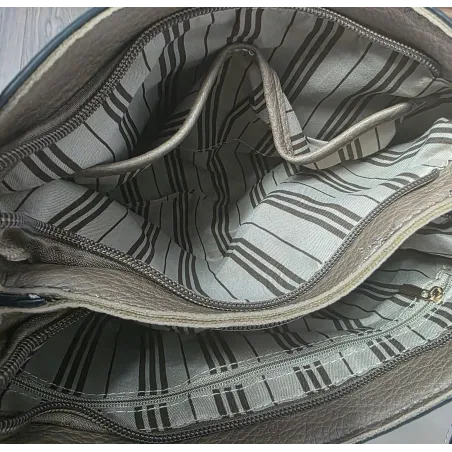 Torebka Damska kuferek listonoszka pojemna na ramię mała HJ88315 Czarna