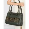 Torebka damska shopper A4 elegancka do pracy włoska marka MC434 Zielona