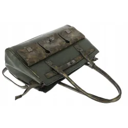 Torebka damska shopper A4 elegancka do pracy włoska marka MC434 Zielona