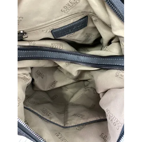 Torebka damska pojemna listonoszka worek na ramię shopper CC6573 Szara