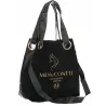 Torebka Damska Listonoszka Worek Shopper na Ramię Duża Torba JY505 Czarna