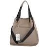 Torebka Damska Listonoszka Worek Shopper na Ramię Duża Torba JY505 Beżowa