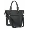 Torebka damska teczka listonoszka duża pojemna torba shopper H063 Czarna