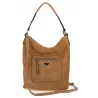Torebka Damska Listonoszka Worek Shopper na Ramię Miejska YD1067 D.Brown