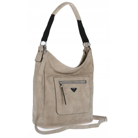 Torebka Damska Listonoszka Worek Shopper na Ramię Miejska YD1067 Milk White