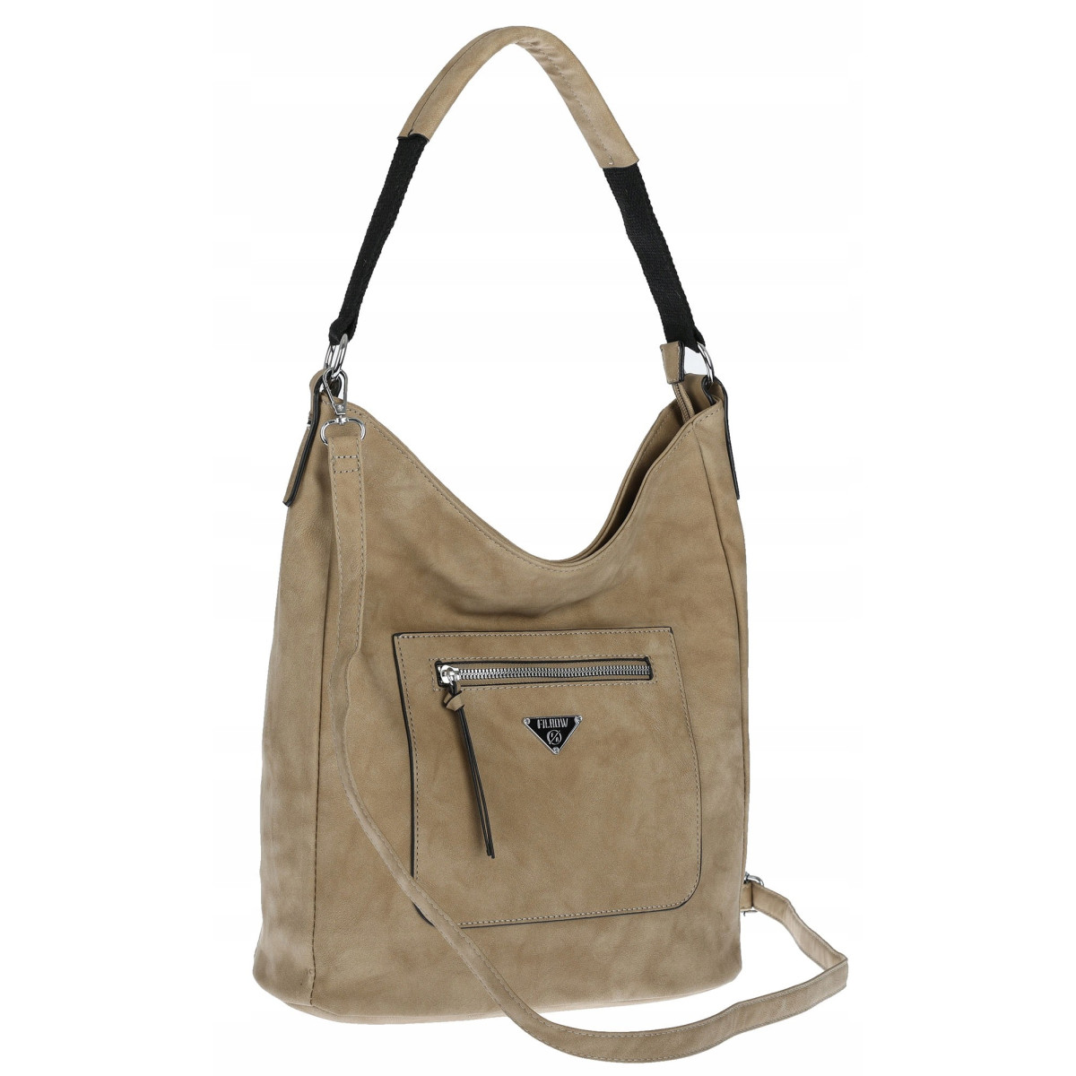 Torebka Damska Listonoszka Worek Shopper na Ramię YD1067 Grayish Green