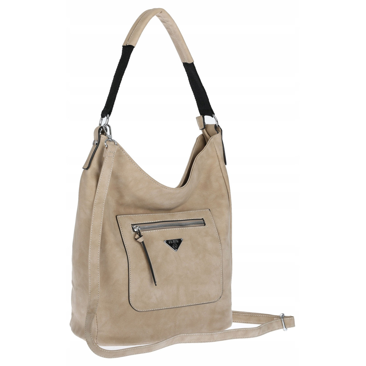 Torebka Damska Listonoszka Worek Shopper na Ramię YD1067 Frost Apricot