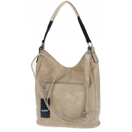Torebka Damska Listonoszka Worek Shopper na Ramię YD1067 Frost Apricot