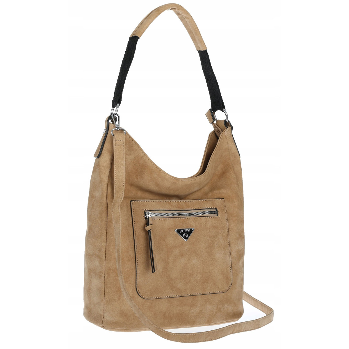Torebka Damska Listonoszka Worek Shopper na Ramię YD1067 Flex Apricot