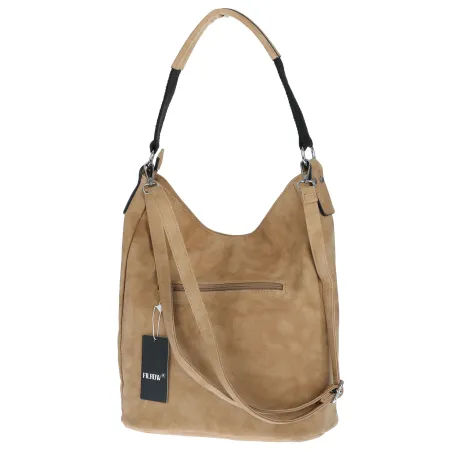 Torebka Damska Listonoszka Worek Shopper na Ramię YD1067 Flex Apricot
