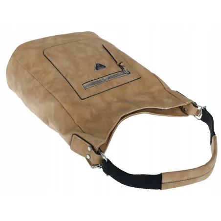 Torebka Damska Listonoszka Worek Shopper na Ramię YD1067 Flex Apricot