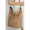 Torebka Damska Listonoszka Worek Shopper na Ramię YD1067 Flex Apricot
