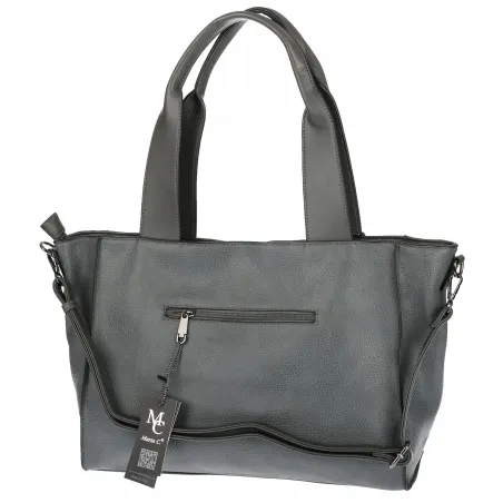 Torebka damska shopper A4 elegancka torba do pracy włoska marka MC427 Szara