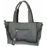 Torebka damska shopper A4 elegancka torba do pracy włoska marka MC427 Szara