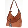 Torebka Damska Listonoszka Worek Shopper Duża Torba na Ramię MC360 Brązowa