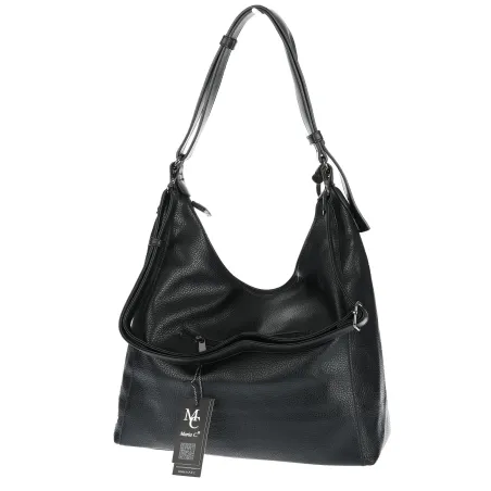 Torebka Damska Listonoszka Worek Shopper Duża Torba na Ramię MC360 Czarna