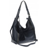 Torebka Damska Listonoszka Worek Shopper Duża na Ramię MC360 Granatowa