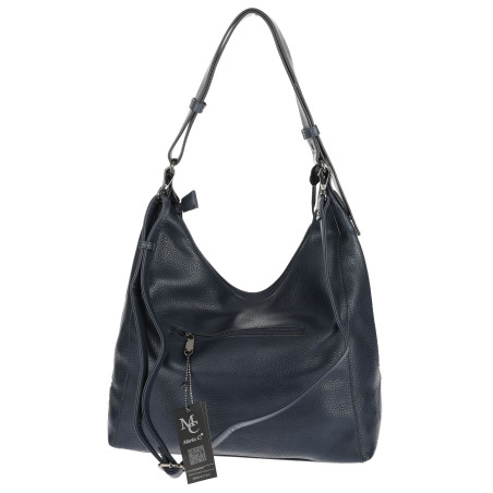 Torebka Damska Listonoszka Worek Shopper Duża na Ramię MC360 Granatowa