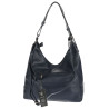Torebka Damska Listonoszka Worek Shopper Duża na Ramię MC360 Granatowa