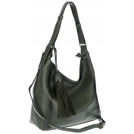 Torebka Damska Listonoszka Worek Shopper Duża torba na Ramię MC360 Zielona