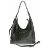 Torebka Damska Listonoszka Worek Shopper Duża torba na Ramię MC360 Zielona