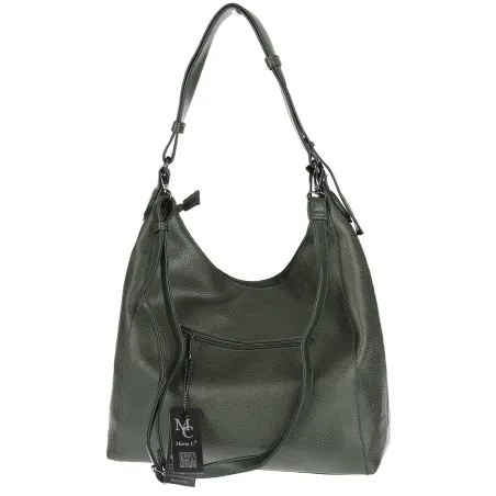 Torebka Damska Listonoszka Worek Shopper Duża torba na Ramię MC360 Zielona