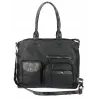 Torebka Damska Shopper duża pojemna A4 Listonoszka na Ramię MC375 Czarna